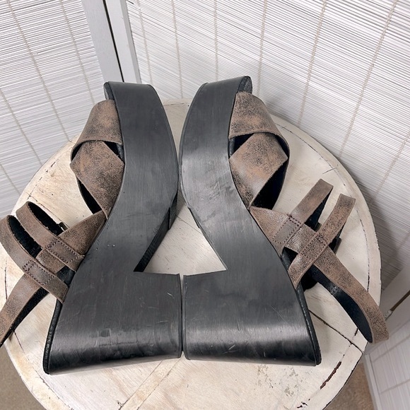 Freebird Ali wood clog sandals 39. 8.5 9 - Picture 10 of 13